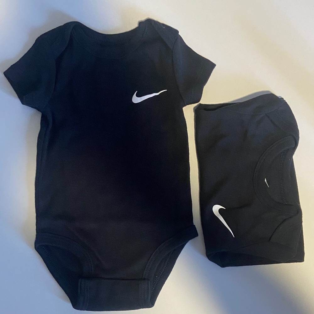 Nike Classic Black Onesie’s